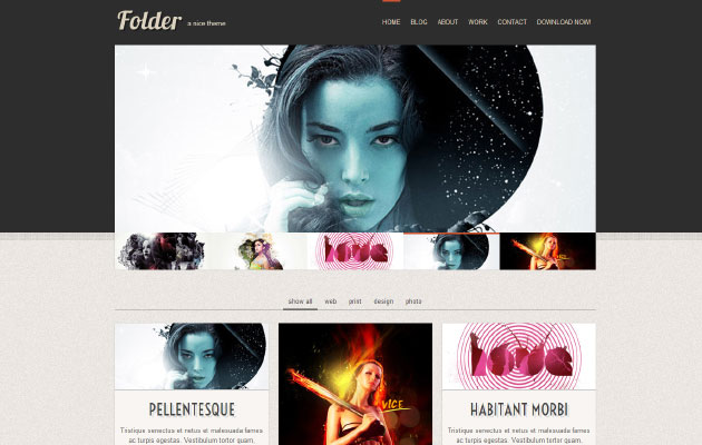 folder-html5-responsive-template