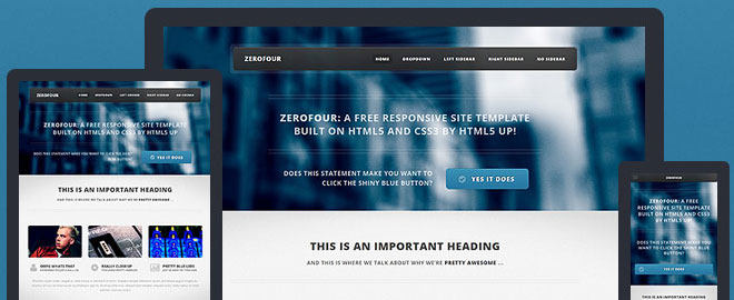 zerofour-html5-template