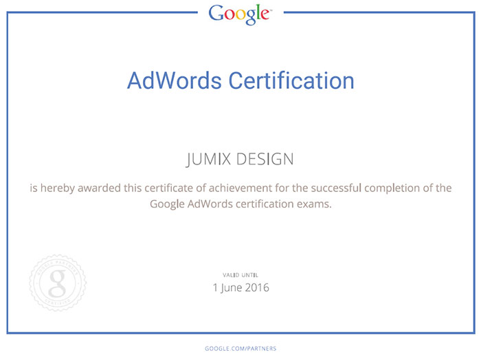 jumix-google-adwords-certification