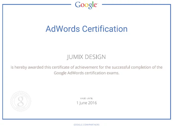 jumix-google-adwords-certification