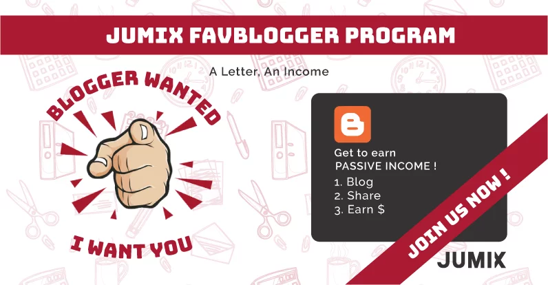 Jumix FavBloggers Program – Bloggers Wanted!