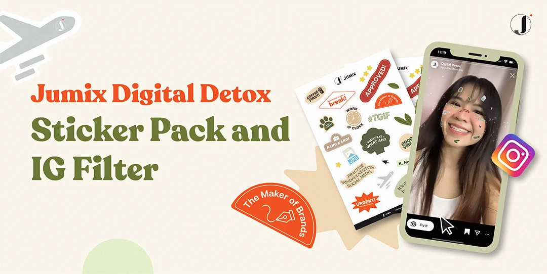 Jumix Digital Detox Stickers and IG Filter