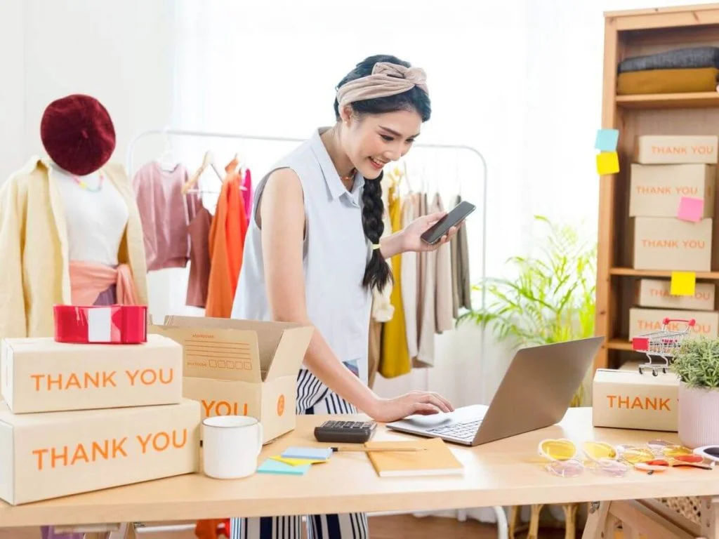 ecommerce business and physical shop