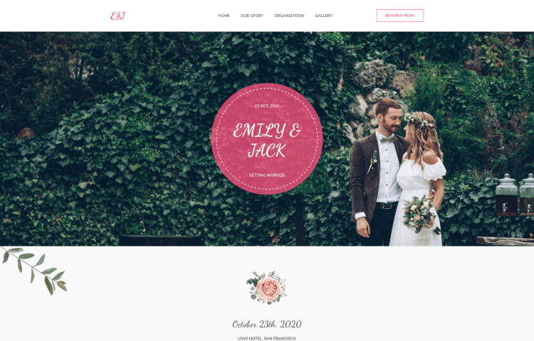 Website Templates | E&J