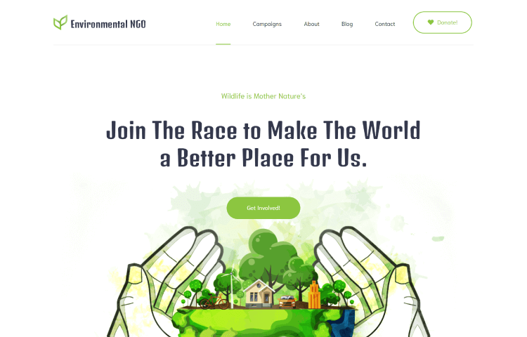 Website Templates | Environmental NGO