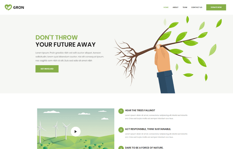 Website Templates | Gron
