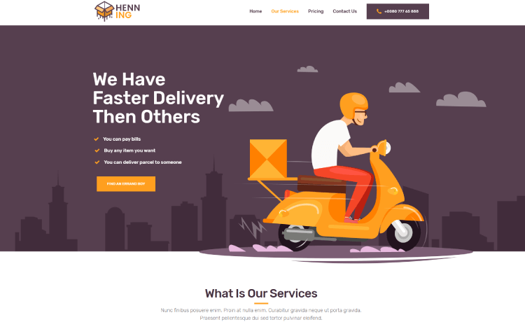 Website Templates | Henning