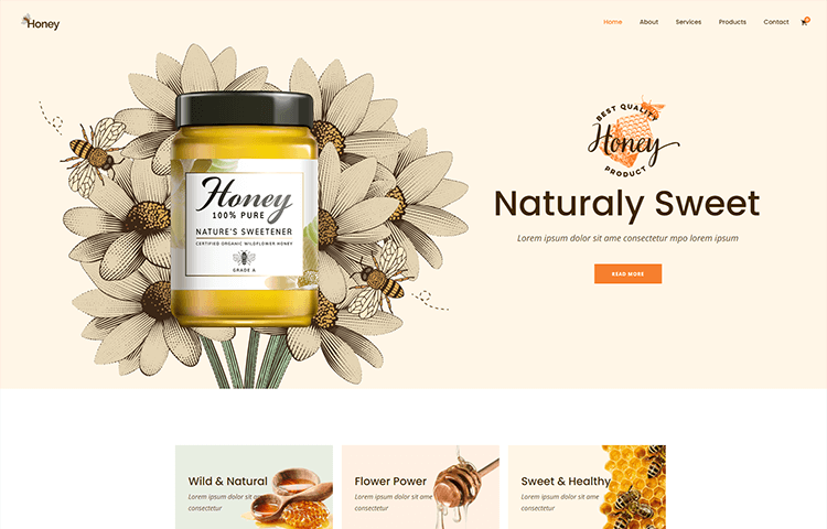 Website Templates | Honey