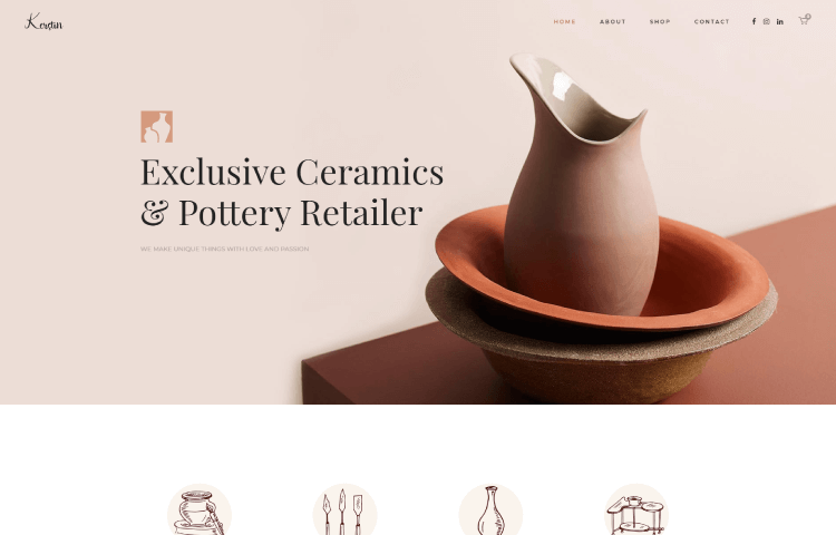 Website Templates | Kerstin