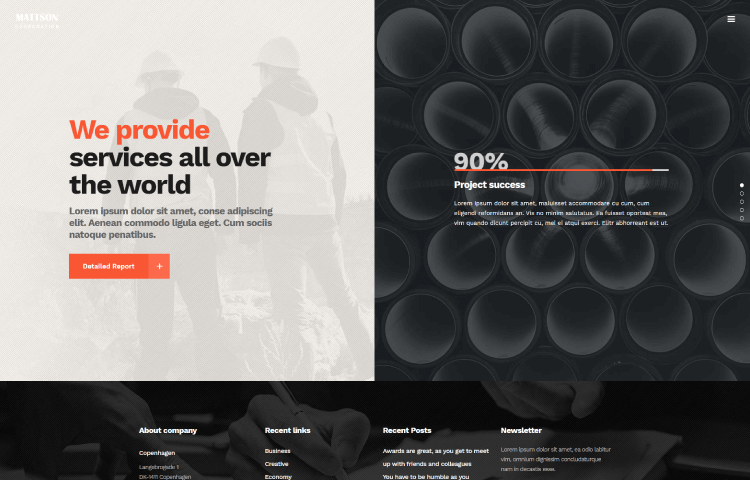 Website Templates | Mattsson