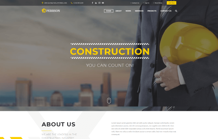 Website Templates | Persson