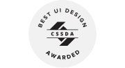 Awarded Best UI Design by CSSDA