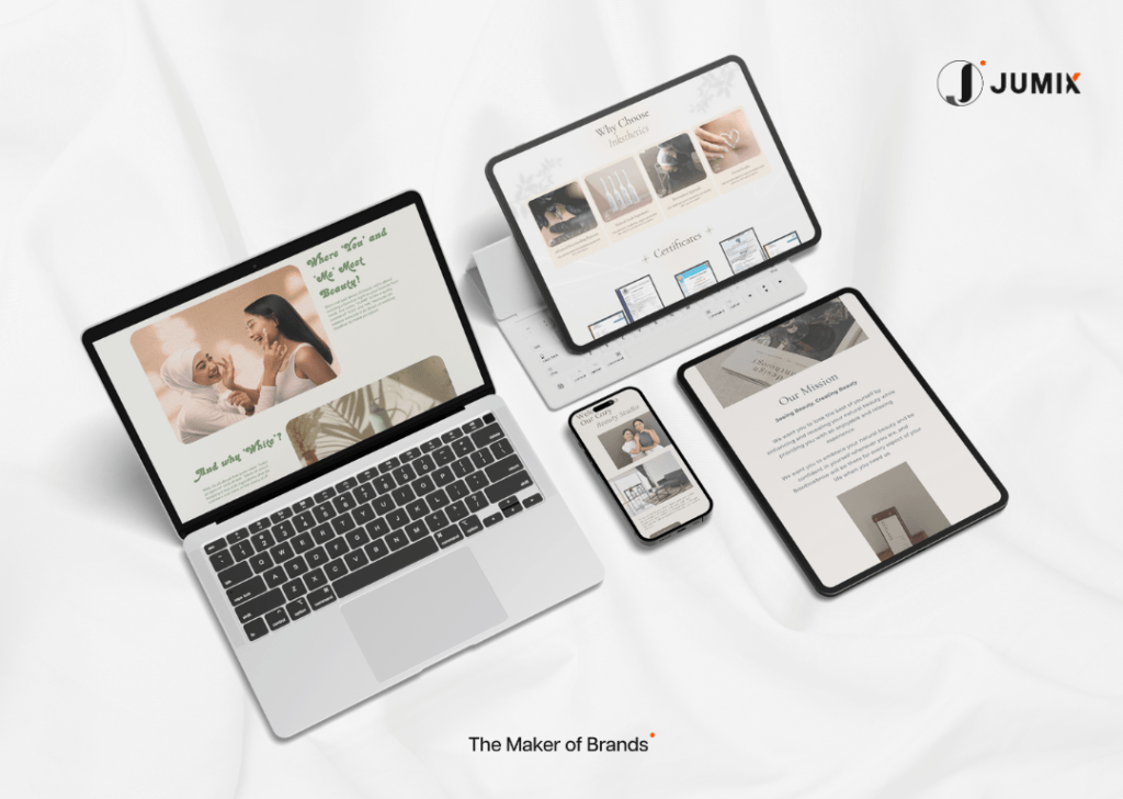 aesthetic clinic website design-about-page