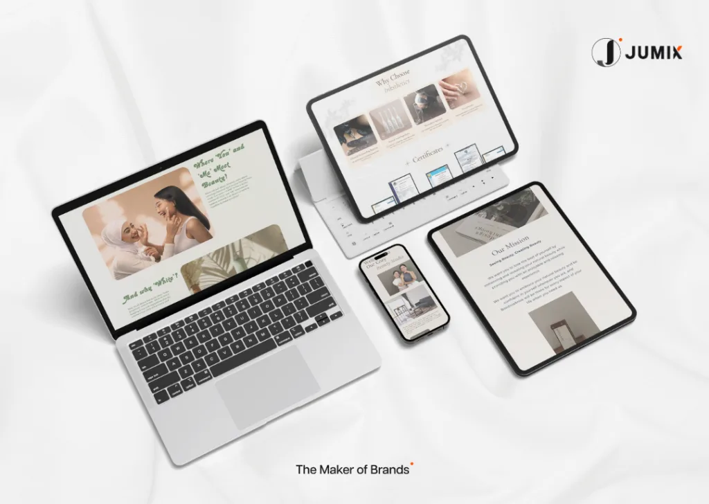 aesthetic clinic website design-about-page