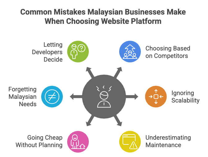 mistakes-when-choosing-best-website-platform-Malaysia