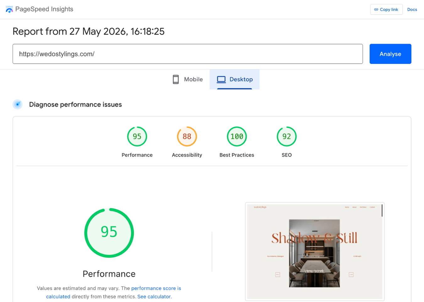 Jumix-client-website-diagnose-performance-issues