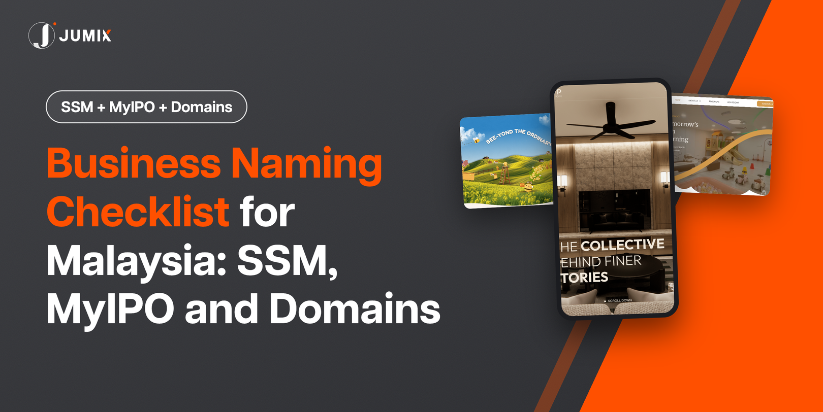 Business naming checklist for Malaysia covering SSM, MyIPO and domains