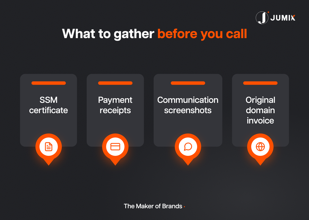 Documents you need before contacting a registrar