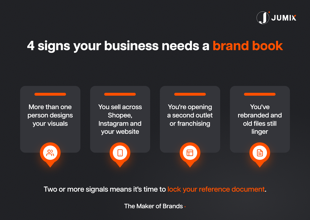 Four signs a growing business needs brand guidelines