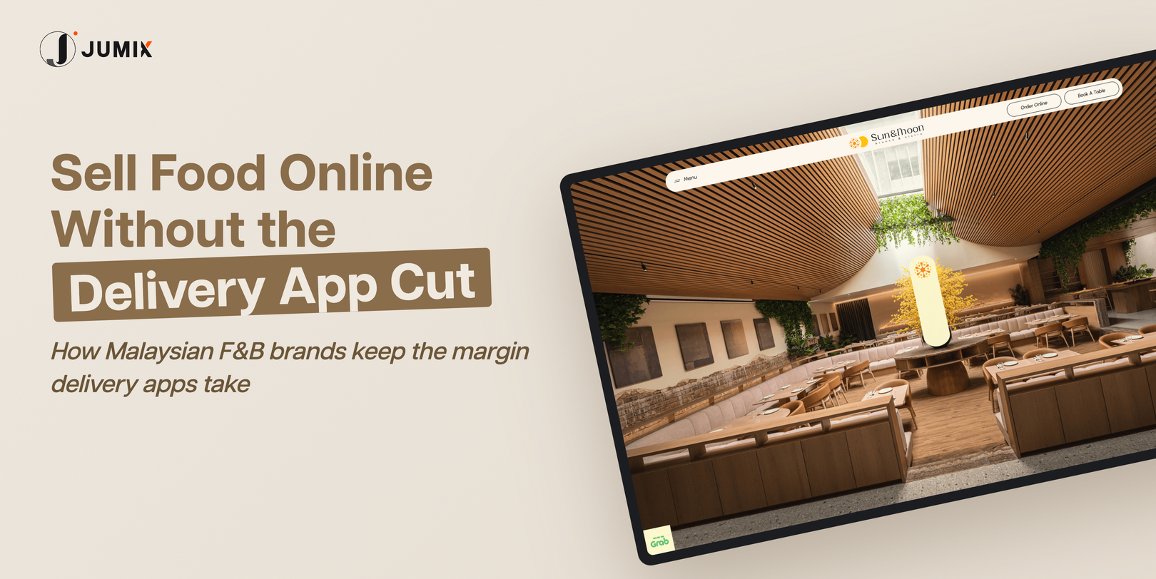 Sell food online without the delivery app cut