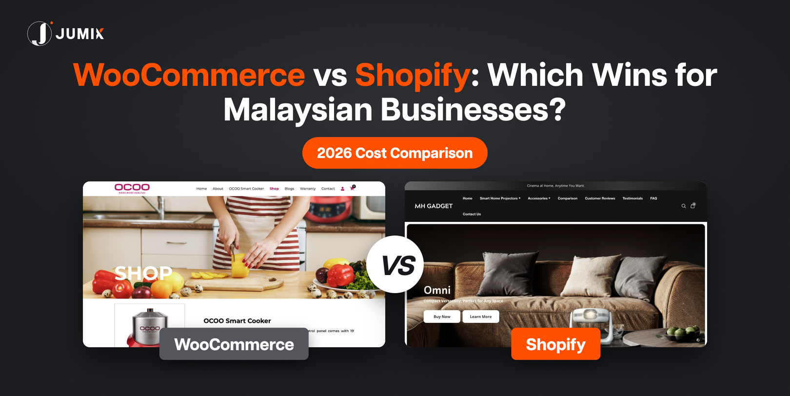 WooCommerce vs Shopify featured banner