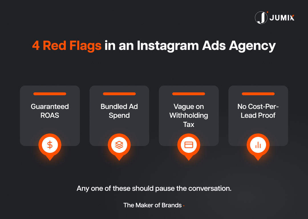 Red flags to watch for when hiring an Instagram ads agency