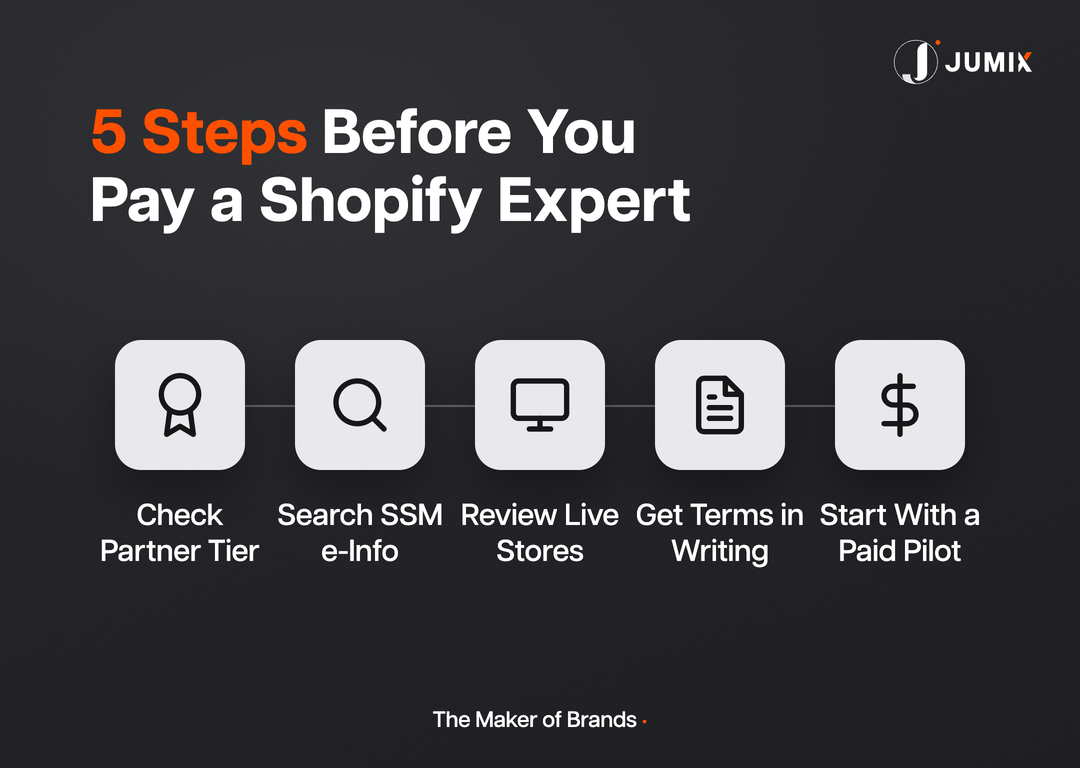 5 steps before paying a Shopify expert deposit in Malaysia
