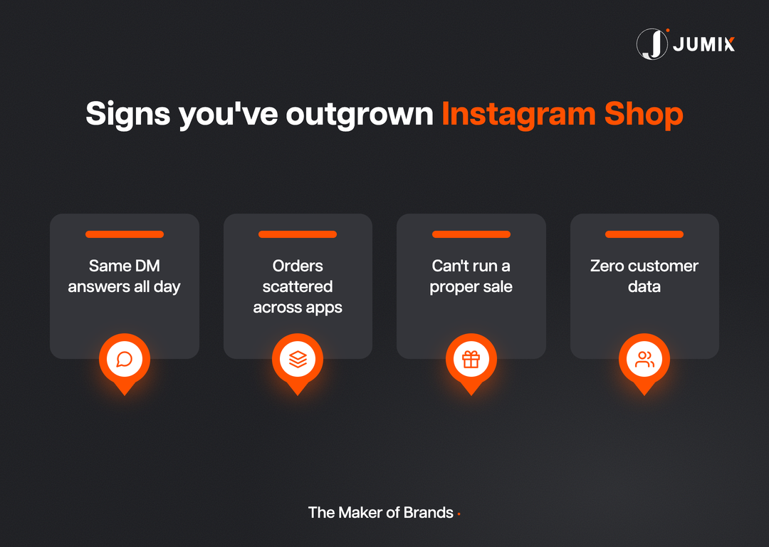 Signs you've outgrown Instagram Shop