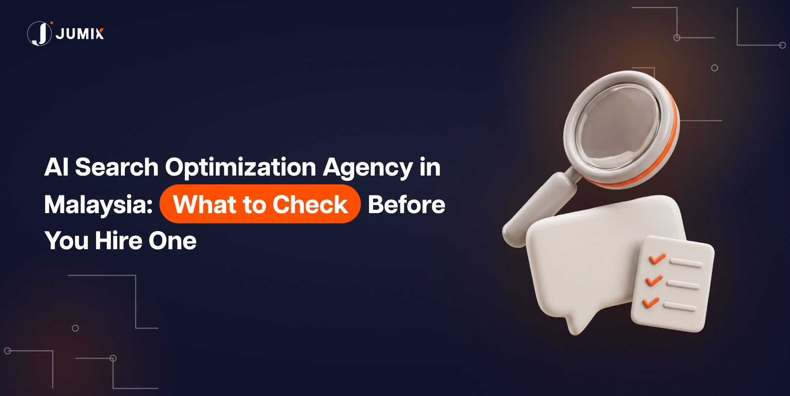 AI search optimization agency in Malaysia checklist