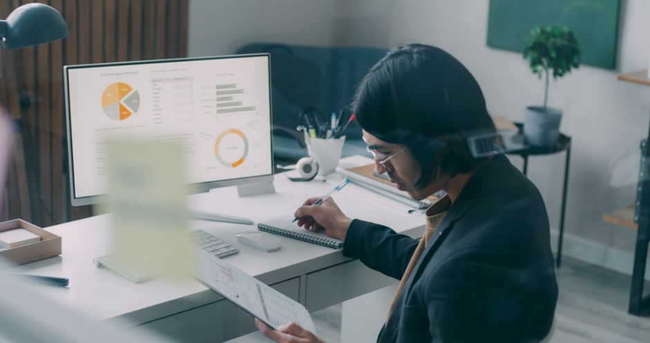 Checking AI search visibility on an analytics dashboard