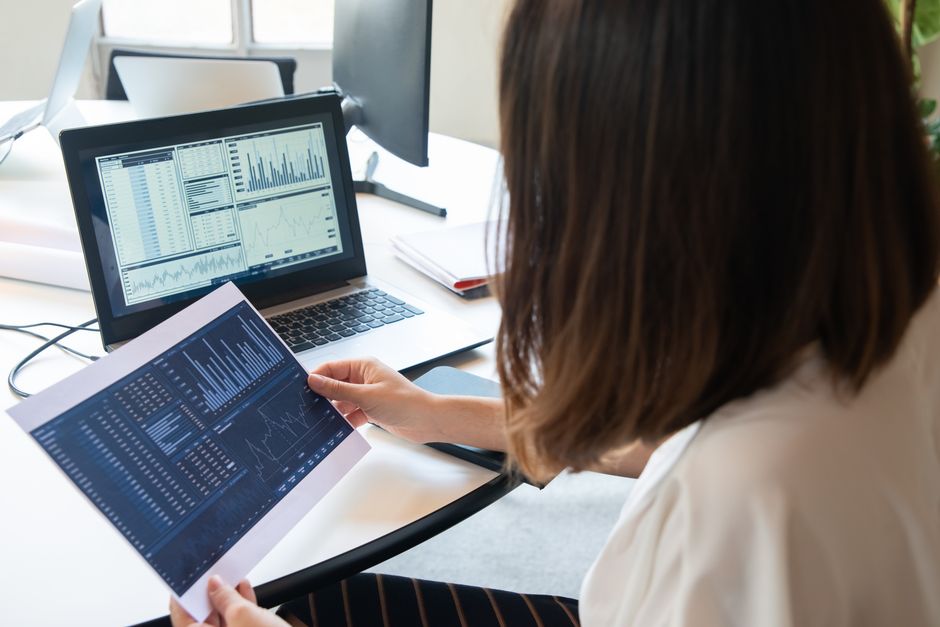 Reviewing an SEO analytics report