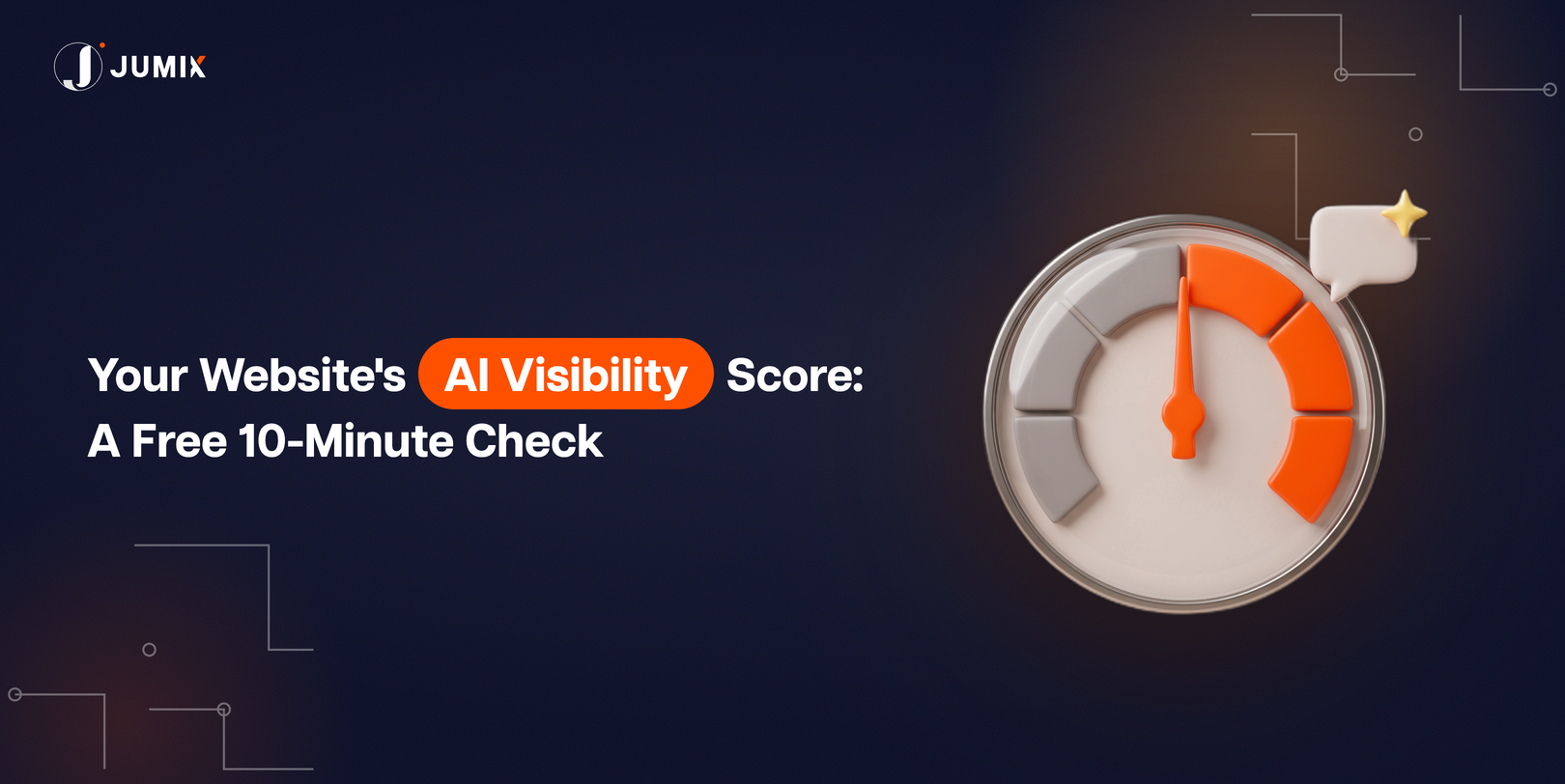 Your website's AI visibility score, a free 10-minute check